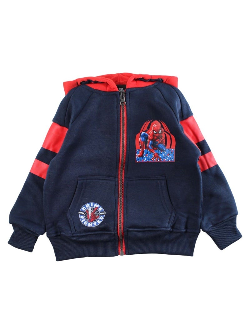Marvel - Conjunto chaqueta con capucha y pantalón jogging niño Azul marino - Kiabi