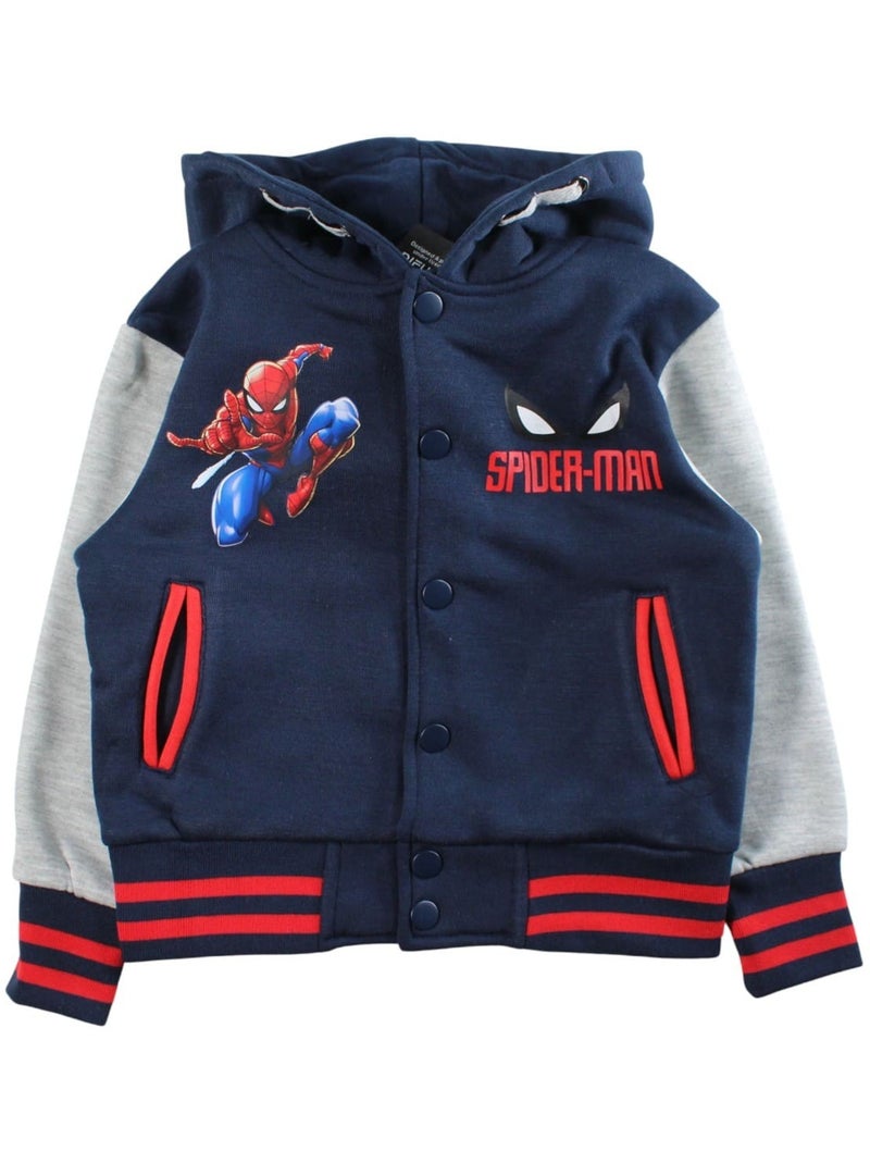 Marvel - Conjunto chaqueta con capucha y pantalón jogging niño Azul marino - Kiabi