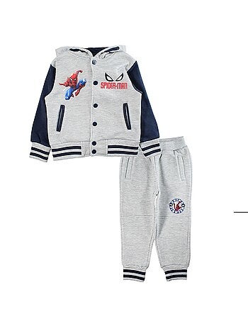 Marvel - Conjunto chaqueta con capucha y pantalón jogging niño
