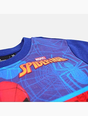 Marvel - Conjunto niño camiseta de manga corta y pantalón corto