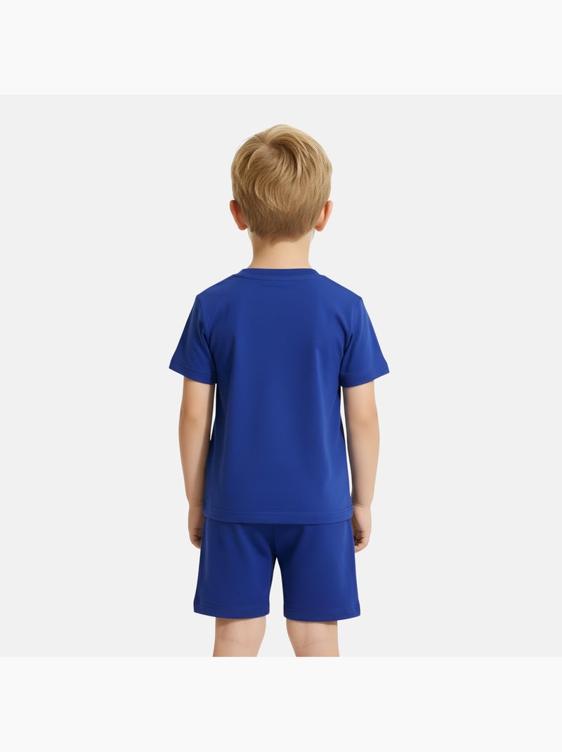 Marvel - Conjunto niño camiseta de manga corta y pantalón corto Azul - Kiabi