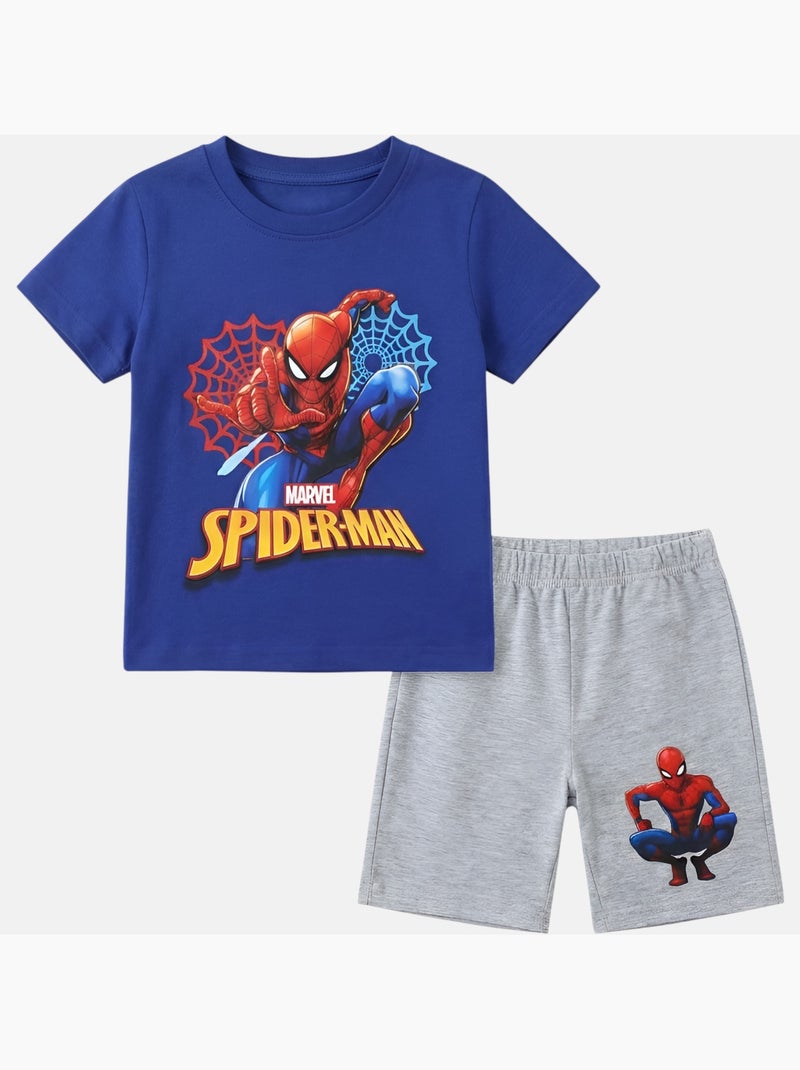 Marvel - Conjunto niño camiseta de manga corta y pantalón corto Gris - Kiabi
