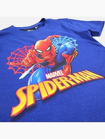 Marvel - Conjunto niño camiseta de manga corta y pantalón corto