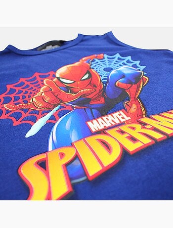 Marvel - Conjunto niño camiseta sin mangas y pantalón corto