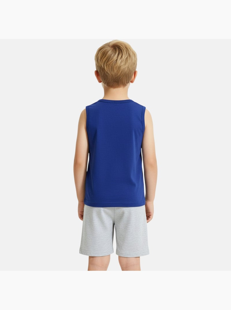 Marvel - Conjunto niño camiseta sin mangas y pantalón corto Gris - Kiabi