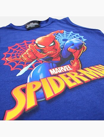 Marvel - Conjunto niño camiseta sin mangas y pantalón corto