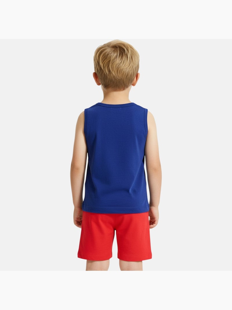 Marvel - Conjunto niño camiseta sin mangas y pantalón corto Rojo - Kiabi