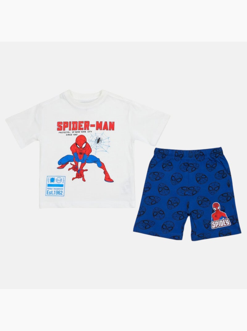 Marvel - Conjunto niño Spiderman Blanco - Kiabi