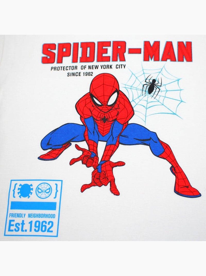 Marvel - Conjunto niño Spiderman Blanco - Kiabi