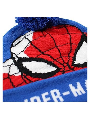 Marvel - Gorro con pompón Spider-Man niño
