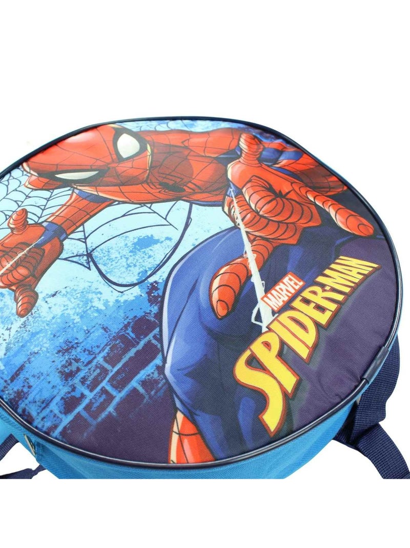 Marvel - Mochila redonda 27øx9 cm Azul - Kiabi