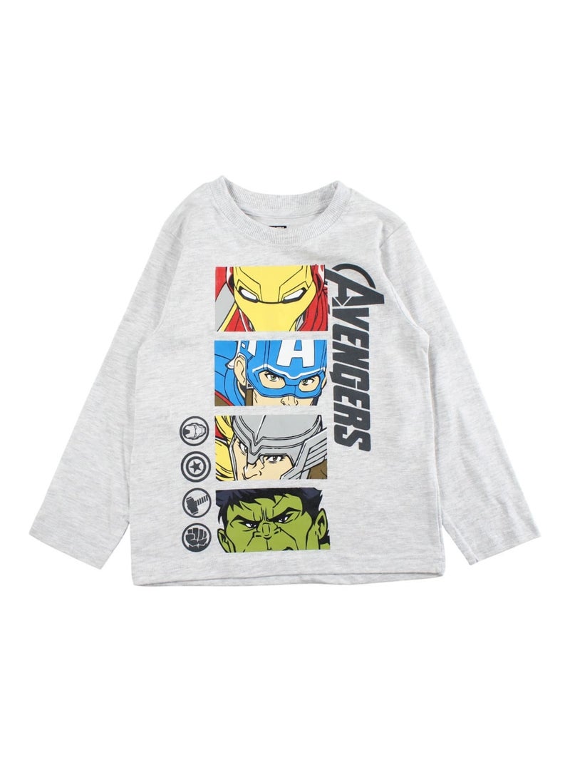 Marvel - Pijama de algodón para niño Gris - Kiabi