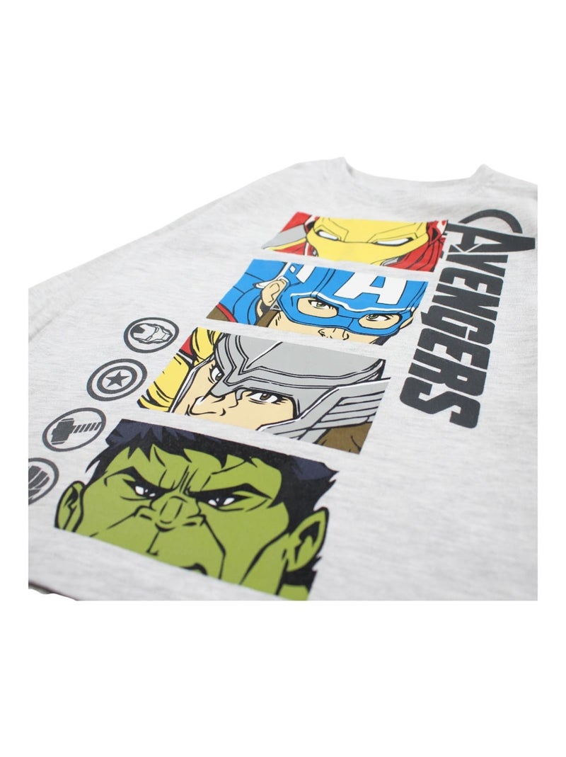 Marvel - Pijama de algodón para niño Gris - Kiabi