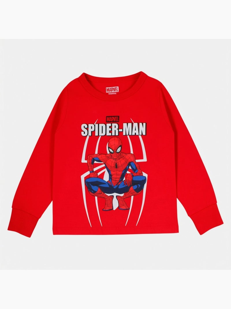 Marvel - pijama para niño spider man Rojo - Kiabi