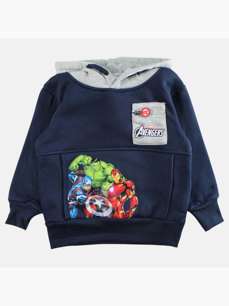 Marvel - Sudadera con capucha para niño Azul marino - Kiabi