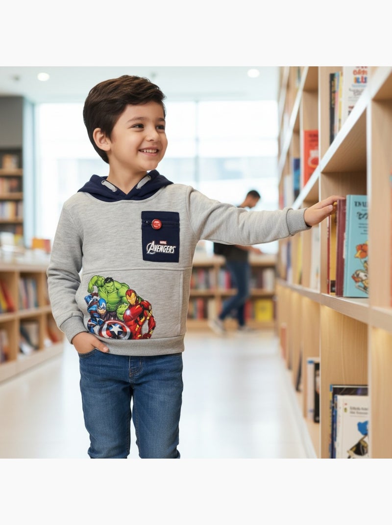 Marvel - Sudadera con capucha para niño Gris - Kiabi