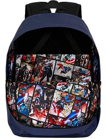 Marvel Capitán América CAP Mochila Block, Azul