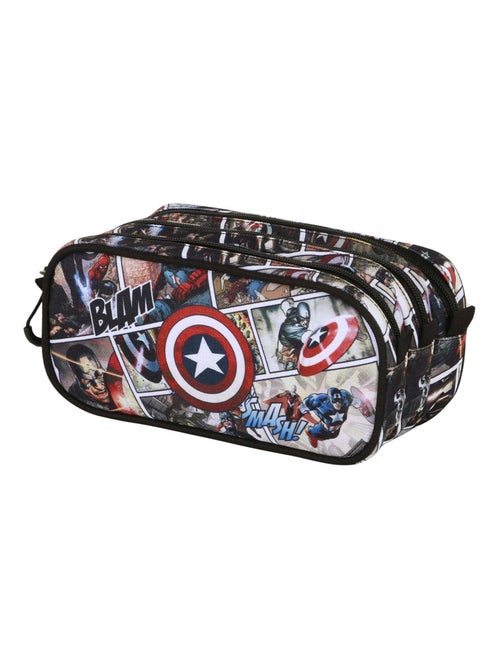 Marvel Capitán América Comic Estuche Portatodo Trick FAN 2.2, Multicolor - Kiabi Marvel Capitán América Comic Estuche Portatodo Trick FAN 2.2, Multicolor - Kiabi