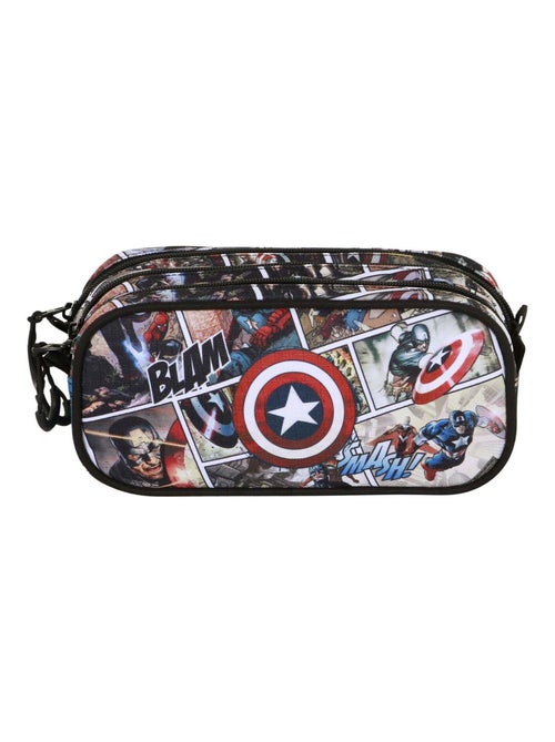 Marvel Capitán América Comic Estuche Portatodo Trick FAN 2.2, Multicolor - Kiabi Marvel Capitán América Comic Estuche Portatodo Trick FAN 2.2, Multicolor - Kiabi