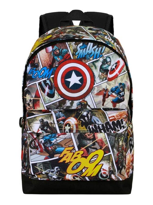 Marvel Capitán América Comic Mochila HS FAN 2.2, Multicolor - Kiabi Marvel Capitán América Comic Mochila HS FAN 2.2, Multicolor - Kiabi