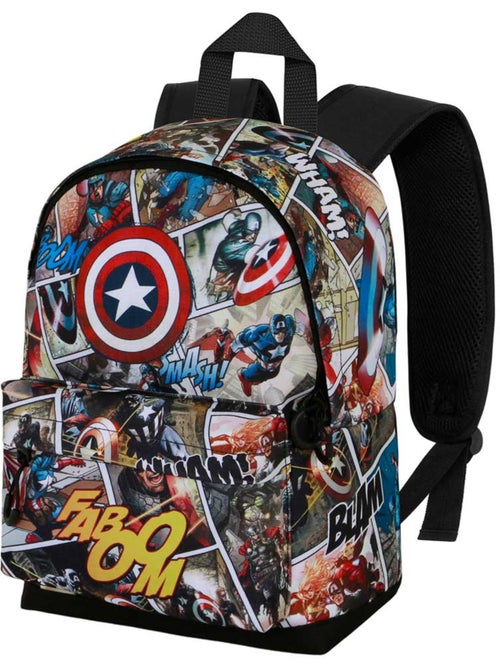 Marvel Capitán América Comic Mochila Pequeña HS FAN, Multicolor - Kiabi
