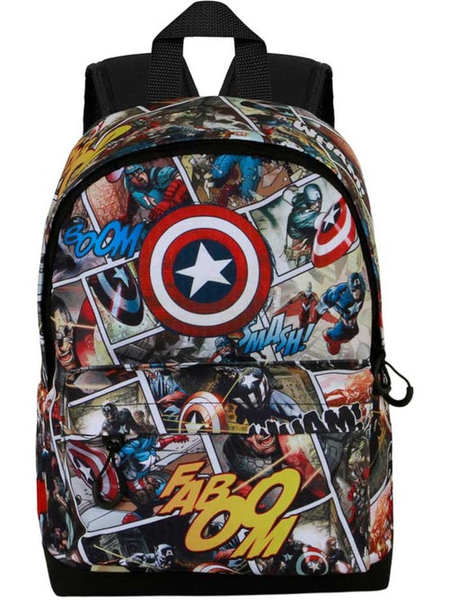 Marvel Capitán América Comic Mochila Pequeña HS FAN, Multicolor - Kiabi
