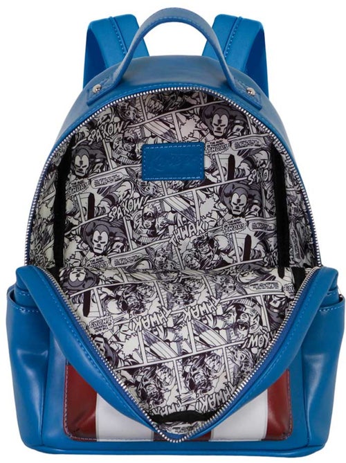 Marvel Capitán América Courage Mochila Heady, Azul - Kiabi Marvel Capitán América Courage Mochila Heady, Azul - Kiabi