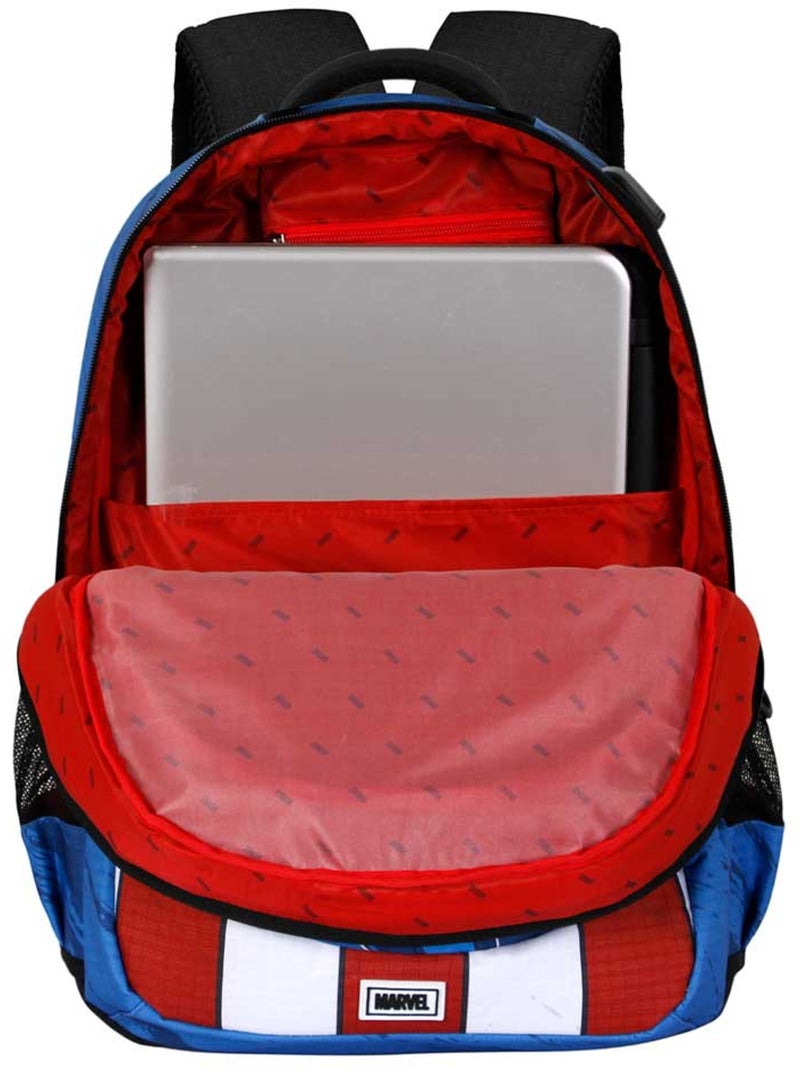 Marvel Capitán América Gears Mochila Running PLUS, Azul Azul - Kiabi