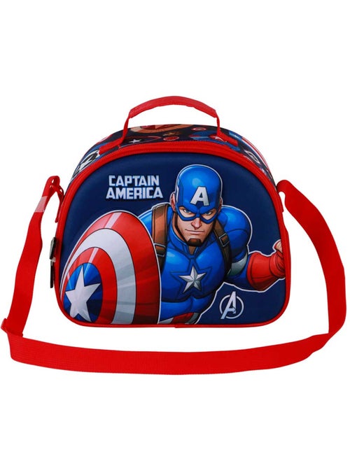 Marvel Capitán América Patriot Bolsa Portamerienda 3D, Multicolor - Kiabi Marvel Capitán América Patriot Bolsa Portamerienda 3D, Multicolor - Kiabi