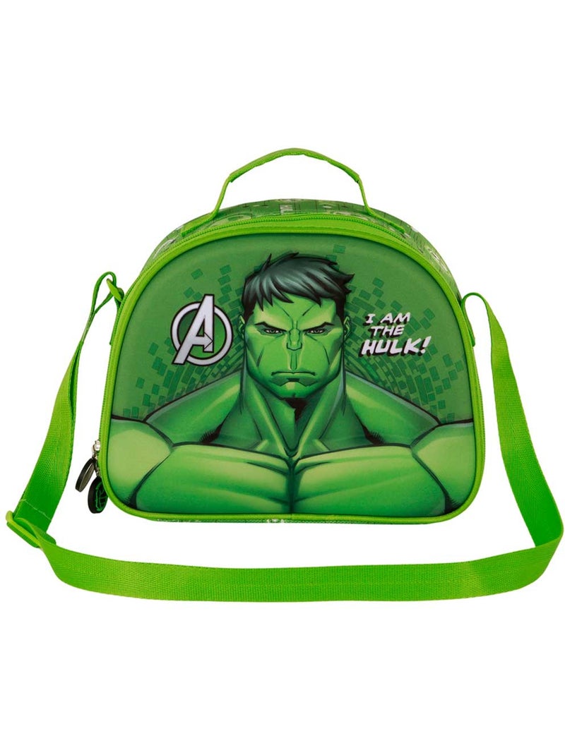 Marvel Hulk Rage Bolsa Portamerienda 3D, Verde Verde - Kiabi