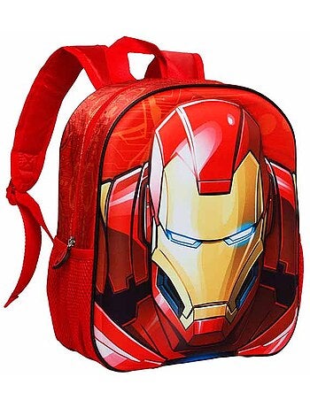 Marvel iron man stark mochila 3d pequeña, multicolor