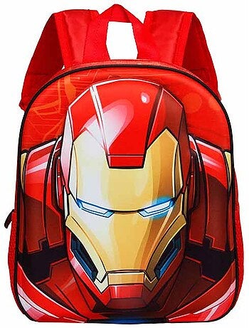 Marvel iron man stark mochila 3d pequeña, multicolor