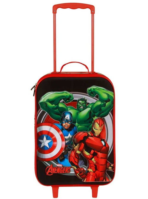 Marvel Los Vengadores Almighty Maleta Trolley Soft 3D, Rojo - Kiabi