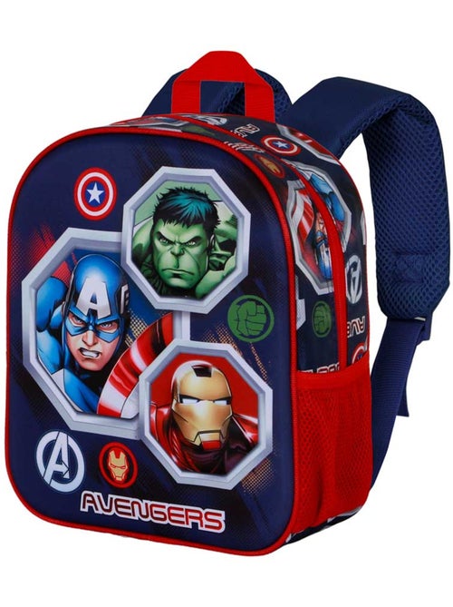 Marvel Los Vengadores Assemble Mochila 3D Elite, Multicolor - Kiabi