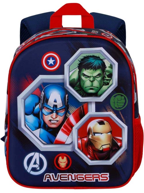 Marvel Los Vengadores Assemble Mochila 3D Elite, Multicolor - Kiabi
