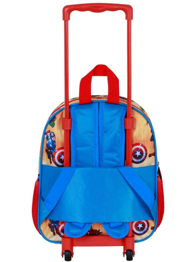 Marvel Los Vengadores Attack Mochila 3D con Ruedas Pequeña, Rojo Rojo - Kiabi