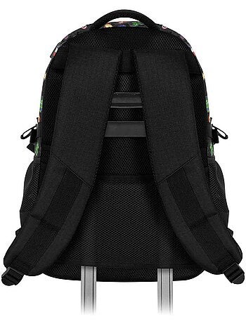 Marvel Los Vengadores Chibi Mochila Running PLUS, Negro