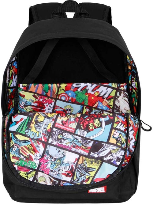 Marvel MV Mochila Block, Negro - Kiabi Marvel MV Mochila Block, Negro - Kiabi