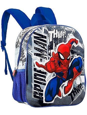 Marvel spiderman jumping mochila 3d pequeña, gris