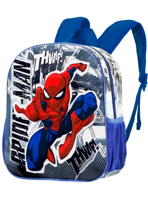Marvel Spiderman Jumping Mochila 3D Pequeña, Gris - Kiabi Marvel Spiderman Jumping Mochila 3D Pequeña, Gris - Kiabi