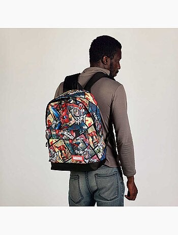 Marvel spiderman panels mochila hs fan 2.2, multicolor
