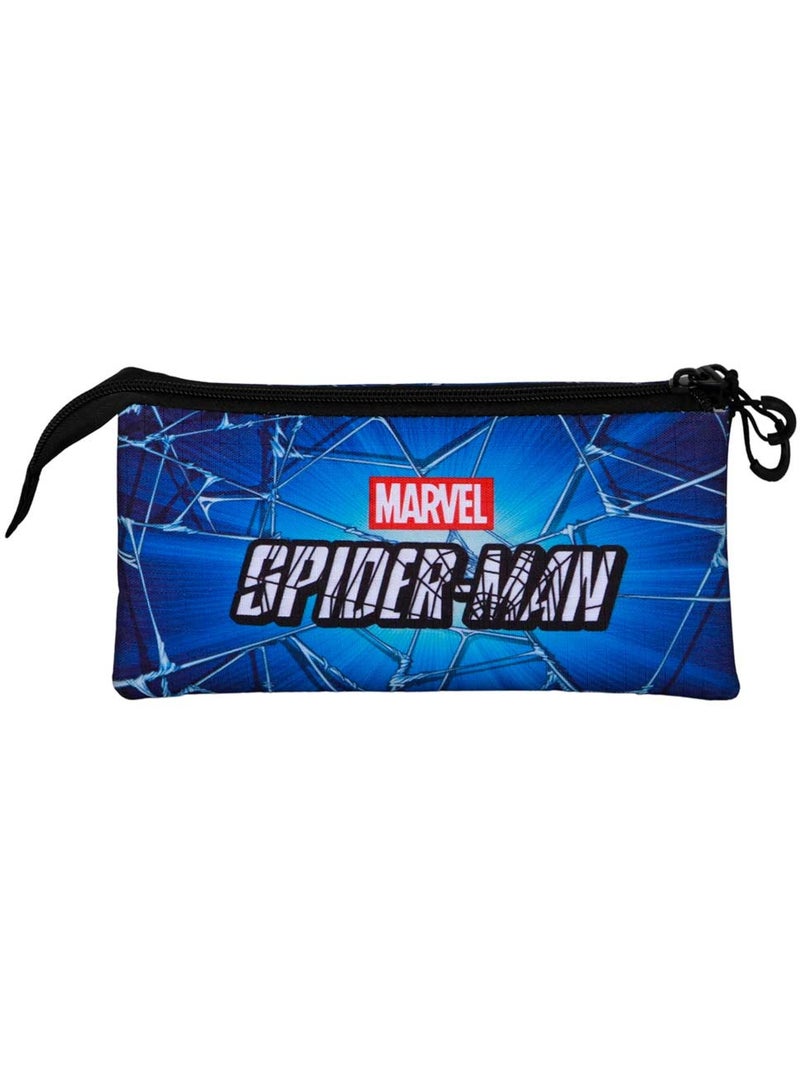 Marvel Spiderman Skills Estuche Portatodo Triple, Negro Negro - Kiabi
