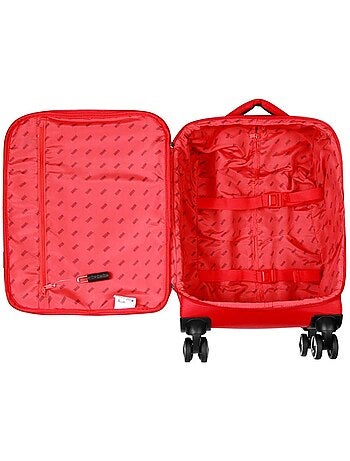 Marvel spiderman spider maleta de cabina 4 ruedas, rojo