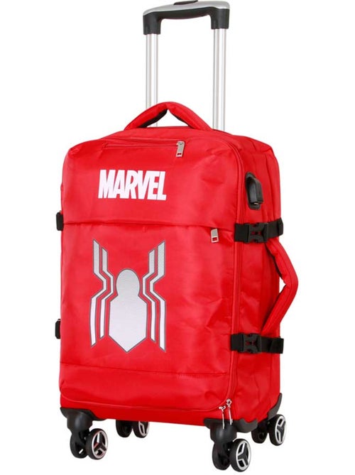 Marvel Spiderman Spider Maleta de Cabina 4 Ruedas, Rojo - Kiabi
