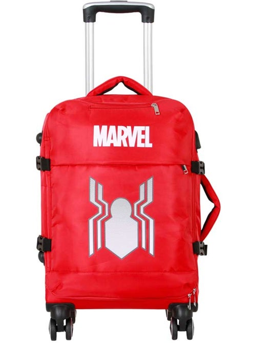 Marvel Spiderman Spider Maleta de Cabina 4 Ruedas, Rojo - Kiabi