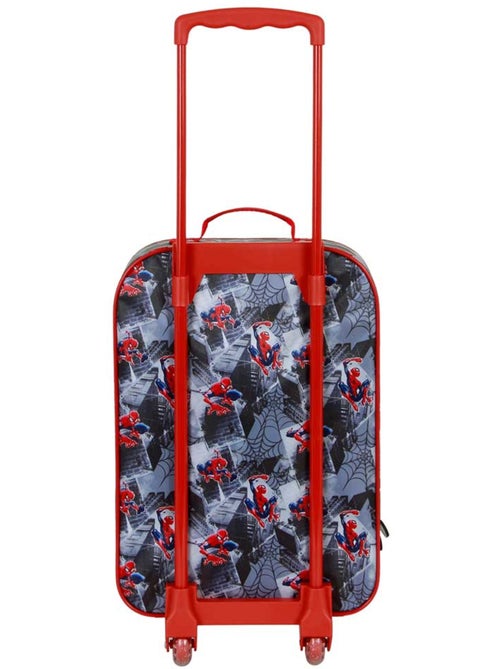 Marvel Spiderman Symbol Maleta Trolley Soft 3D, Gris - Kiabi