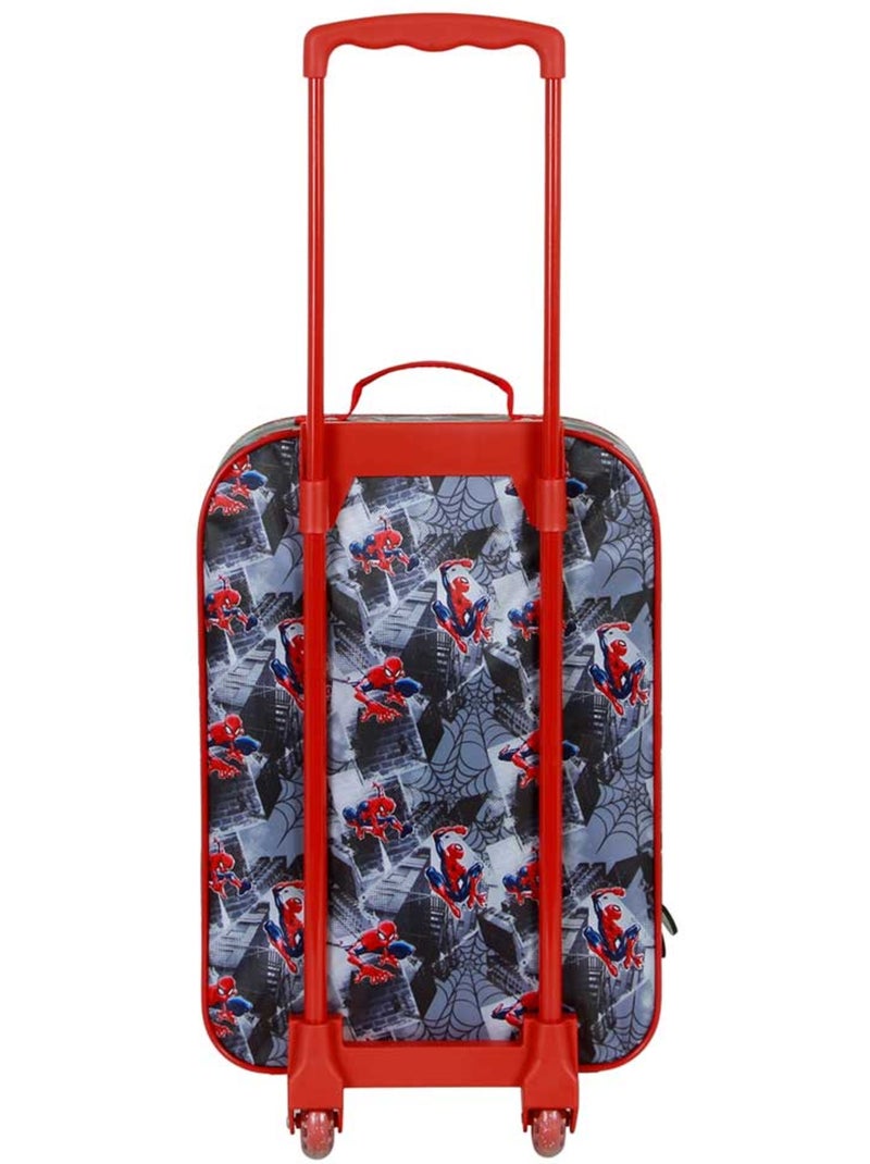 Marvel Spiderman Symbol Maleta Trolley Soft 3D, Gris Gris - Kiabi