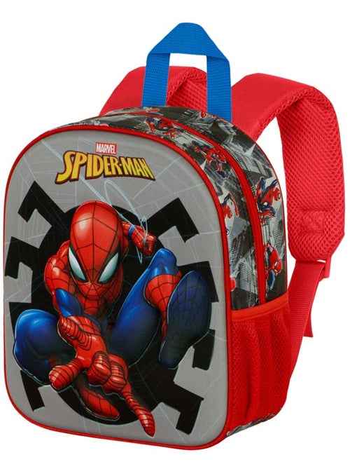 Marvel spiderman symbol mochila 3d elite, gris - Kiabi