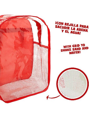 Marvel spidey y su superequipo set cubo playa ø14 cm c/accesorios y mochila transporte