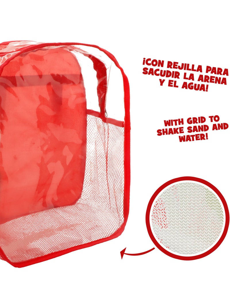 Marvel spidey y su superequipo set cubo playa ø14 cm c/accesorios y mochila transporte N/D - Kiabi